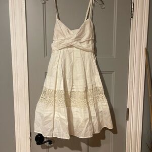 Jessica Simpson White Lace Mini Dress